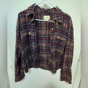 Cropped flannel